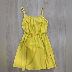 Gap Kids Girl’s Spaghetti Strap Yellow Dress Size M (8)